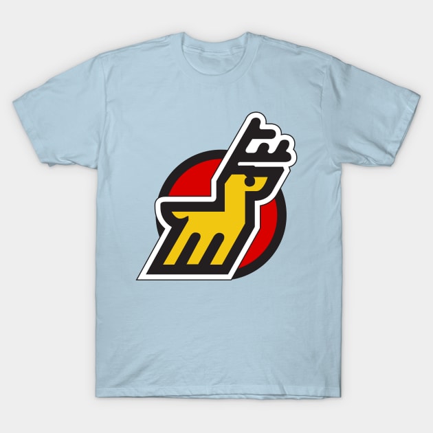 Retro Hockey - WHA - Michigan Stags Hockey Team T-Shirt by Yesteeyear